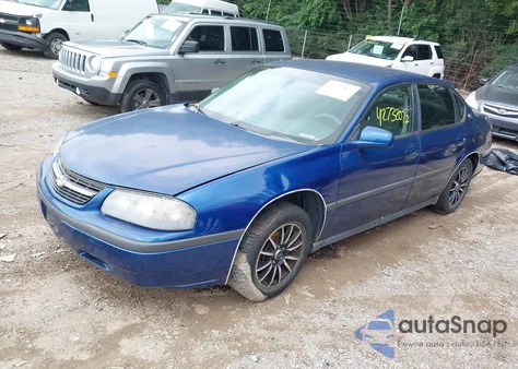 2005 Chevrolet Impala из США, поврежденный, VIN 2G1WF52E459337629